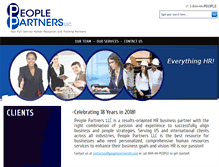 Tablet Screenshot of peoplepartnersllc.com